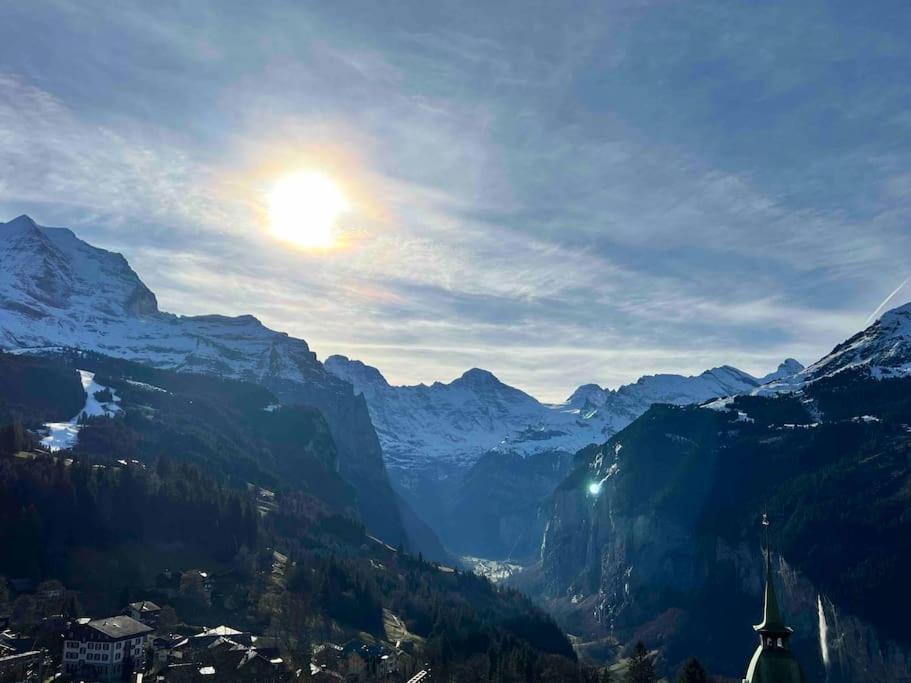 Wengen Apartment - Amazing Views, Centrally Located By Train Station Εξωτερικό φωτογραφία