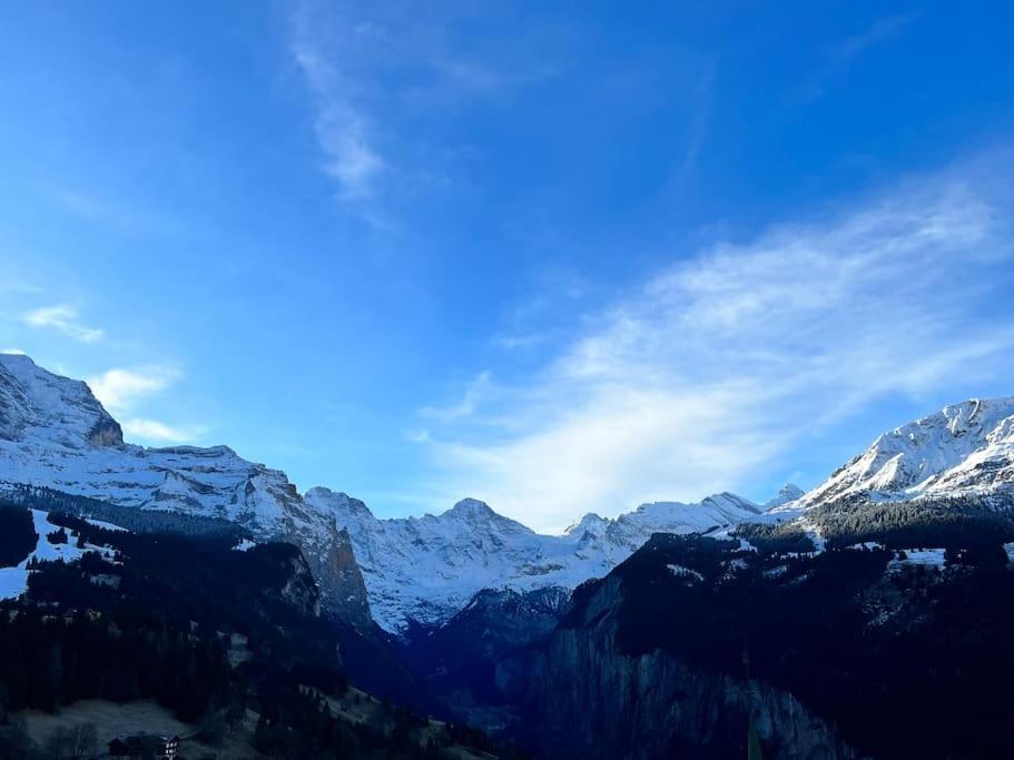 Wengen Apartment - Amazing Views, Centrally Located By Train Station Εξωτερικό φωτογραφία